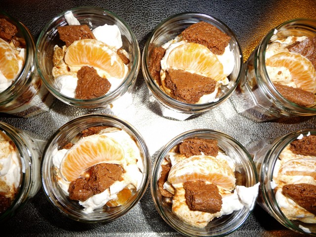 Yoghurt Tiramisu met speculaas en mandarijn