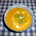 Pompoensoep met zoete aardappel