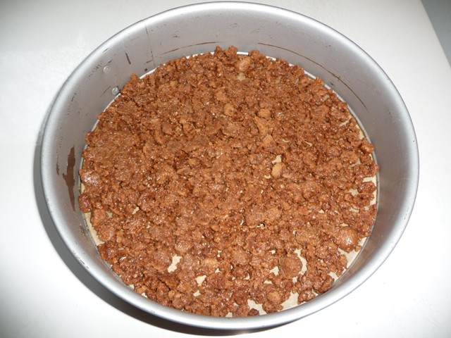 Kwarktaart met speculaasbodem en kersen (Glutenvrij)