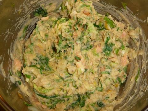 Andijvie stamppotje met gerookte zalm