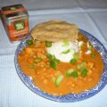 Romige Indiase kip curry met kikkererwten