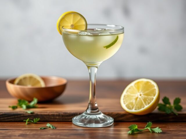 901 green tequila gimlet — AI-gegenereerde illustratie