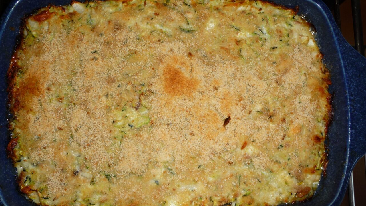 Ovenschotel met courgette en tonijn — foto 5