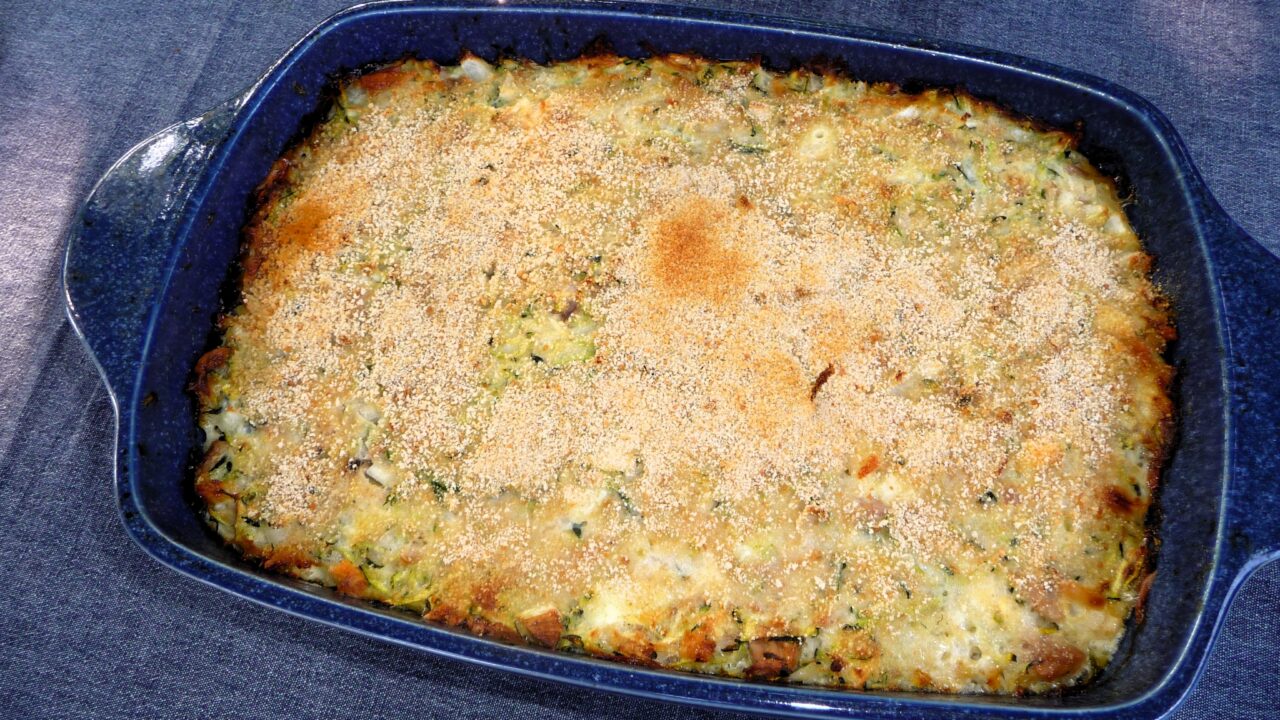 Ovenschotel met courgette en tonijn — foto 1