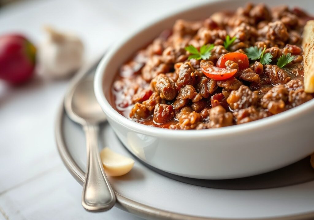 A – klasse Chili Con Carne – Snel en makkelijk !!!, AI-gegenereerde illustratie