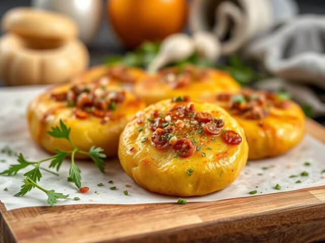 Aardappel-gehaktkoekjes — AI-gegenereerde illustratie