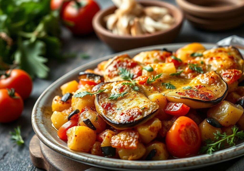 Aardappelgratin ala monique — AI-gegenereerde illustratie