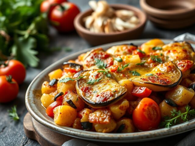 Aardappelgratin ala monique — AI-gegenereerde illustratie