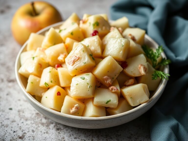 Aardappelsalade — AI-gegenereerde illustratie