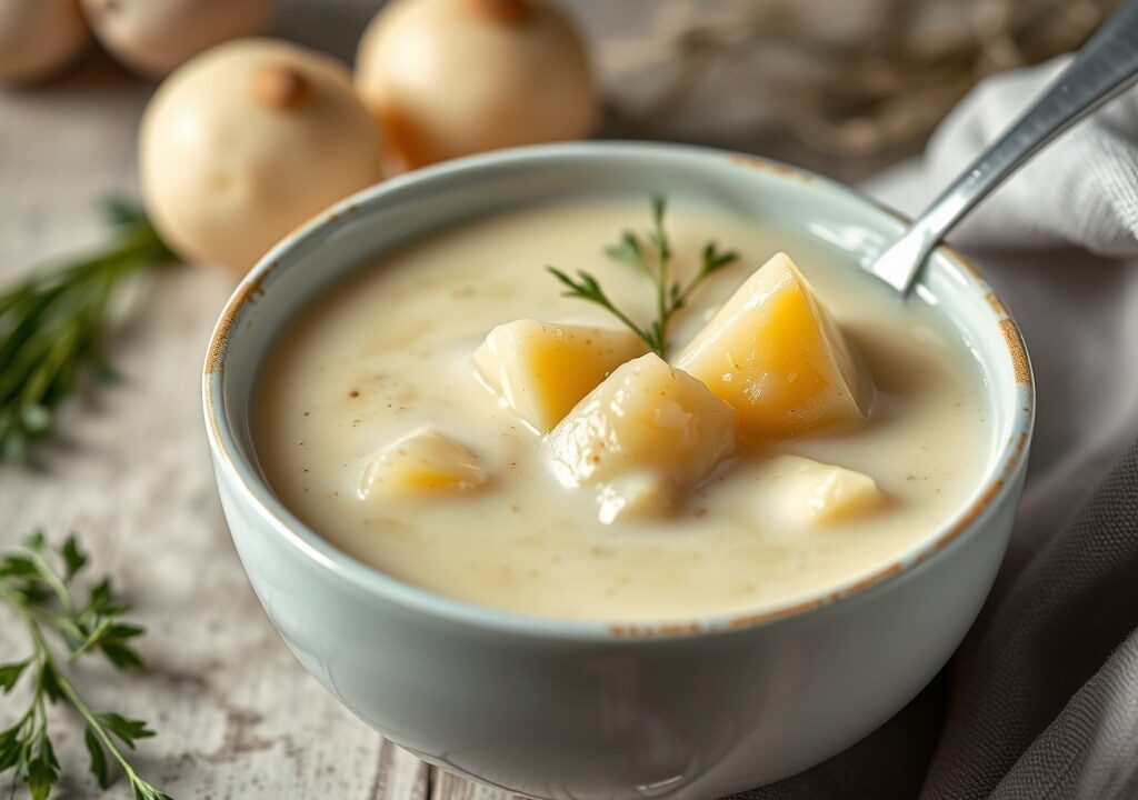 Aardappelsoep, AI-gegenereerde illustratie