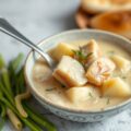 Aardappelsoep met Filet d’Anvers