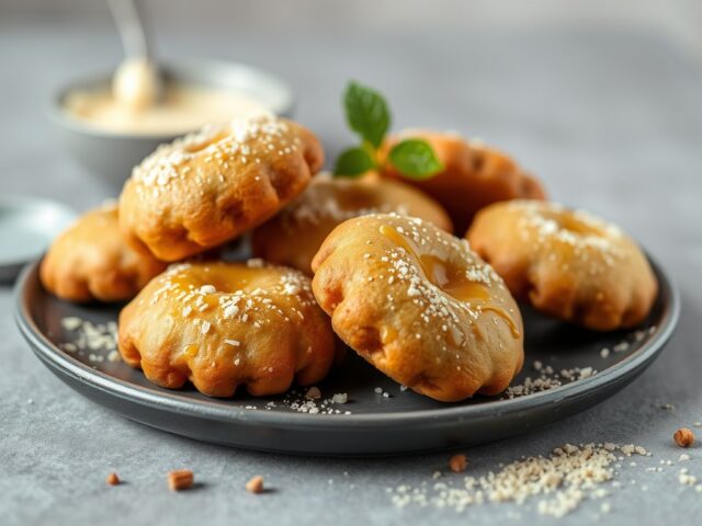 Amandel koekjes — AI-gegenereerde illustratie
