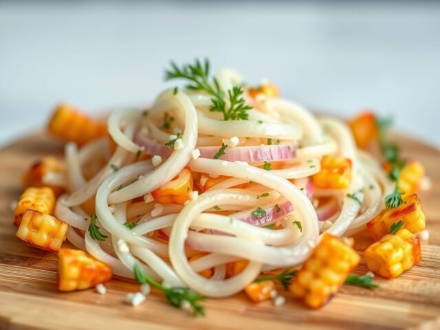 Ananas-ui salade — AI-gegenereerde illustratie
