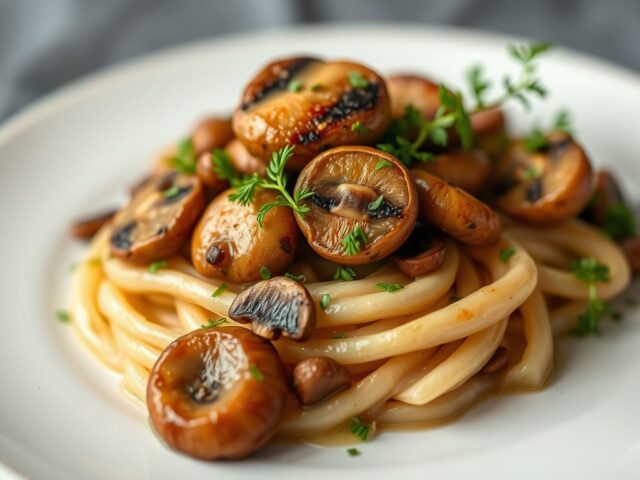 Andijvie met champignons — AI-gegenereerde illustratie