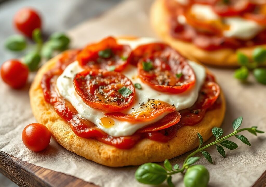 Anna’s pizzatosti — AI-gegenereerde illustratie