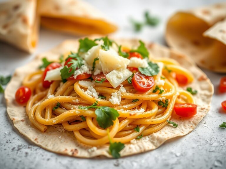 Antipasta met rosbief en parmezaan — AI-gegenereerde illustratie
