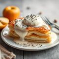 Apfelstrudel met Vanillesaus (Lactosevrij)