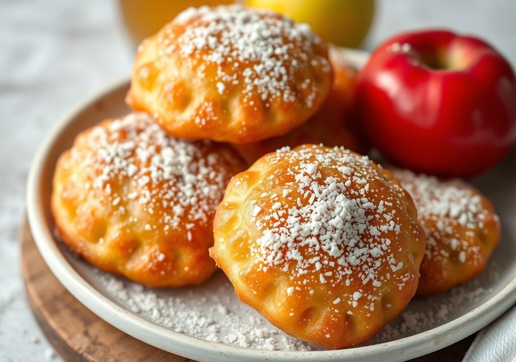 Appelbeignets — AI-gegenereerde illustratie