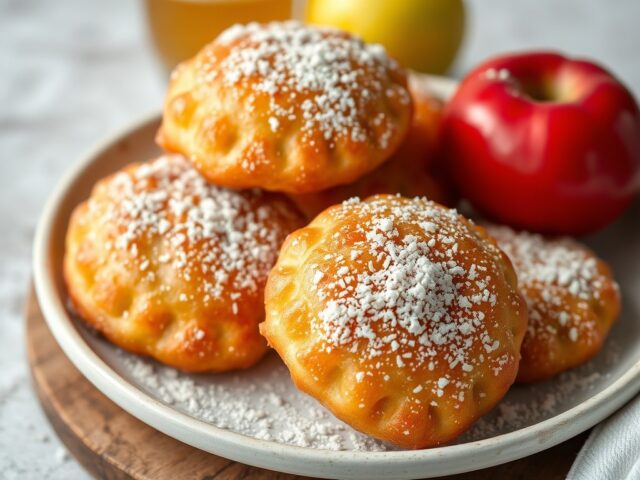 Appelbeignets — AI-gegenereerde illustratie