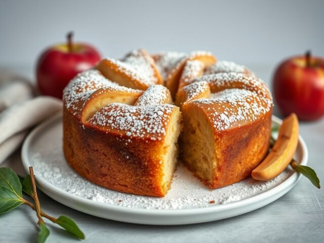 Appeltaart — AI-gegenereerde illustratie