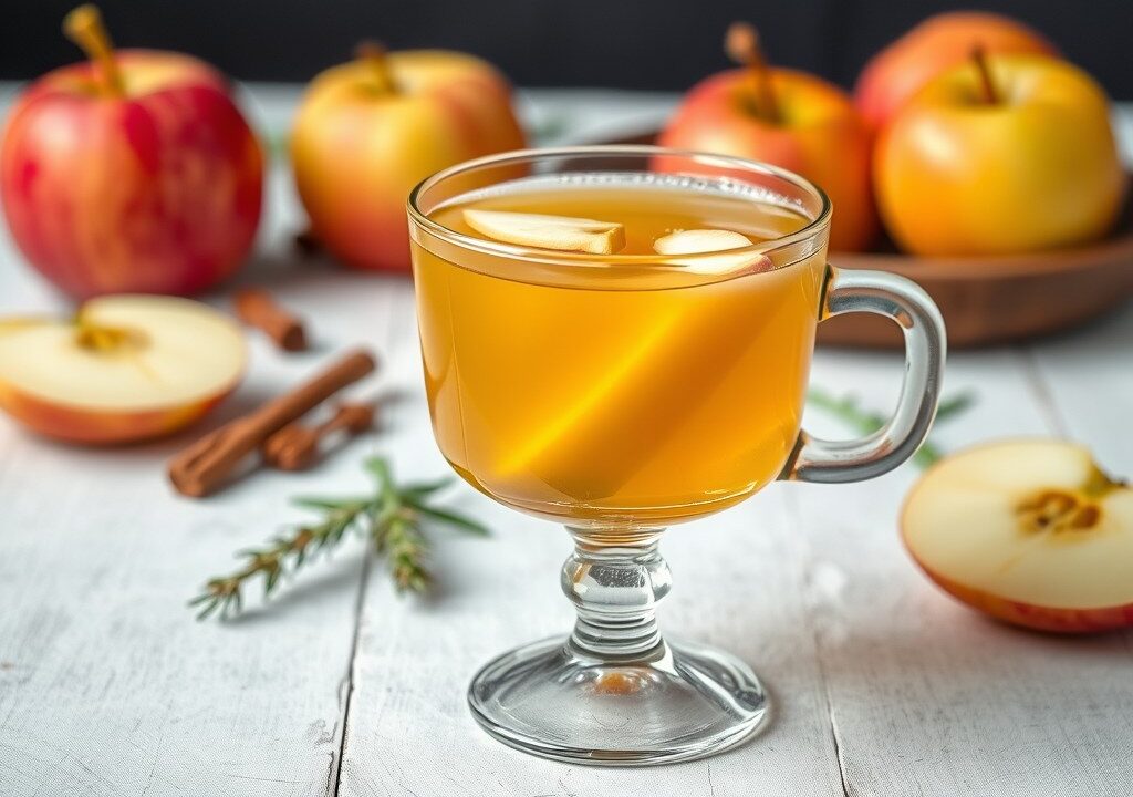 Appeltjes jenever — AI-gegenereerde illustratie