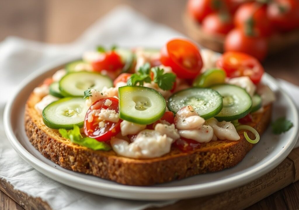 Arabische kruidensalade, AI-gegenereerde illustratie