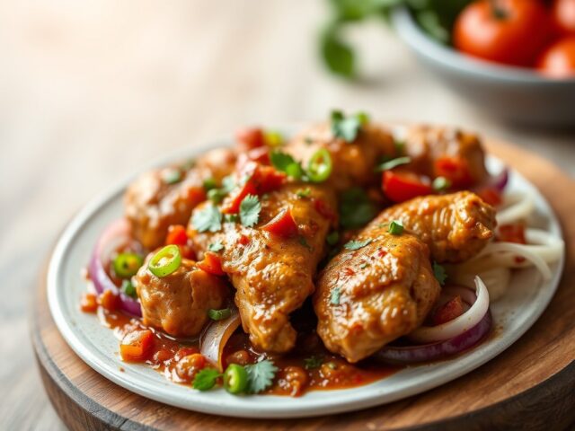 Argentijnse Kip Chimichurry (pittig maar lekker!) — AI-gegenereerde illustratie
