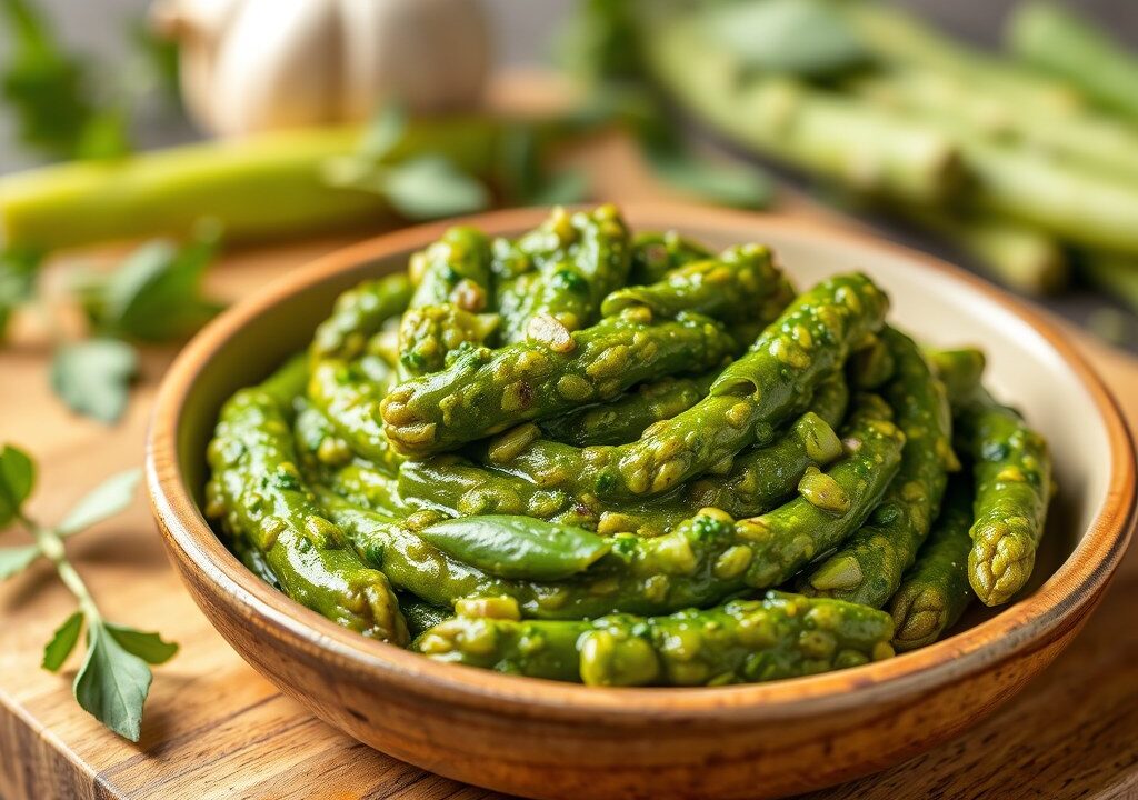 Asperge Pesto, AI-gegenereerde illustratie