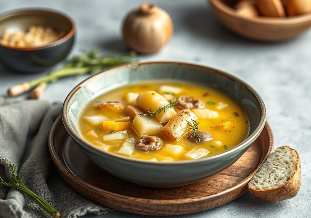 Asperge soep alla Monique — AI-gegenereerde illustratie