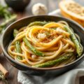 Asperges en Doperwtjes met Pasta