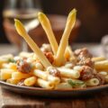 Asperges met Kervelsaus en Lamshaas