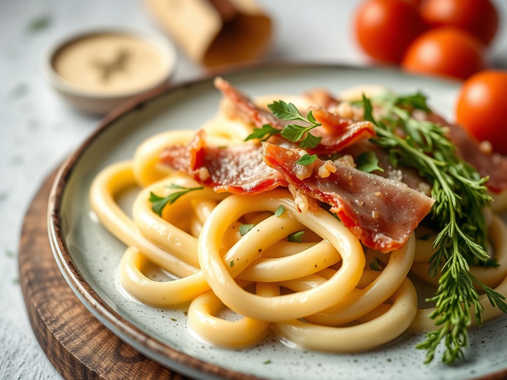 Asperges met Lamsfilet, AI-gegenereerde illustratie