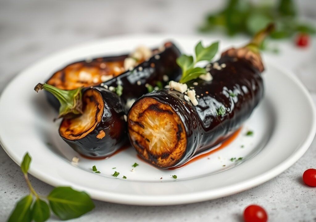 Aubergine — AI-gegenereerde illustratie