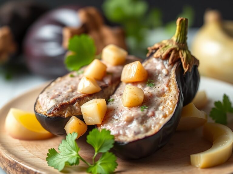 Aubergine met kokosmelk (oven) uit de Cariben