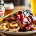 Baby-Back Spareribs – in Bier Gegaard – met BBQ-saus
