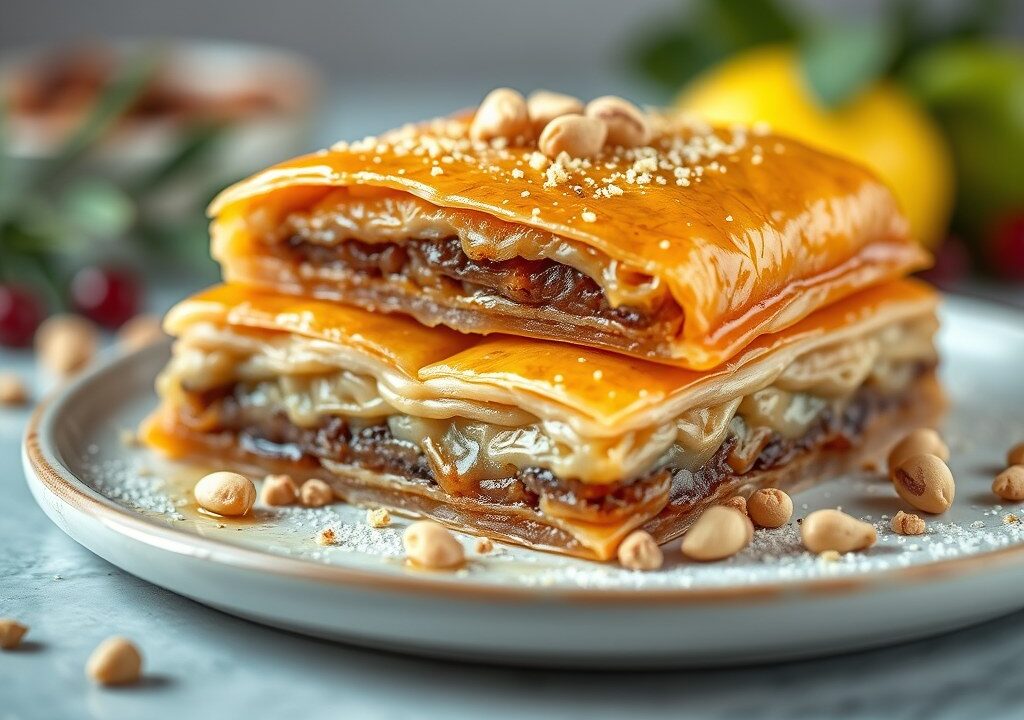 Baklava, AI-gegenereerde illustratie