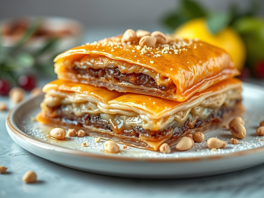 Baklava, AI-gegenereerde illustratie