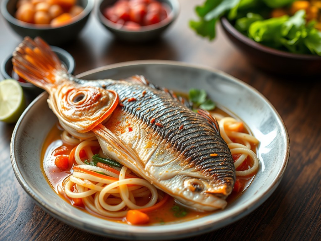 Bali Ikan Speciaal, AI-gegenereerde illustratie