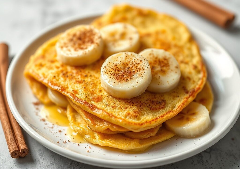 Banaan omeletjes, AI-gegenereerde illustratie