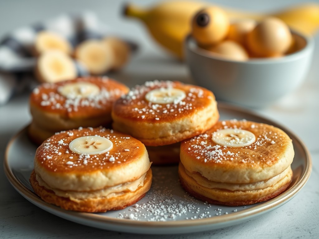 Bananencakejes, AI-gegenereerde illustratie