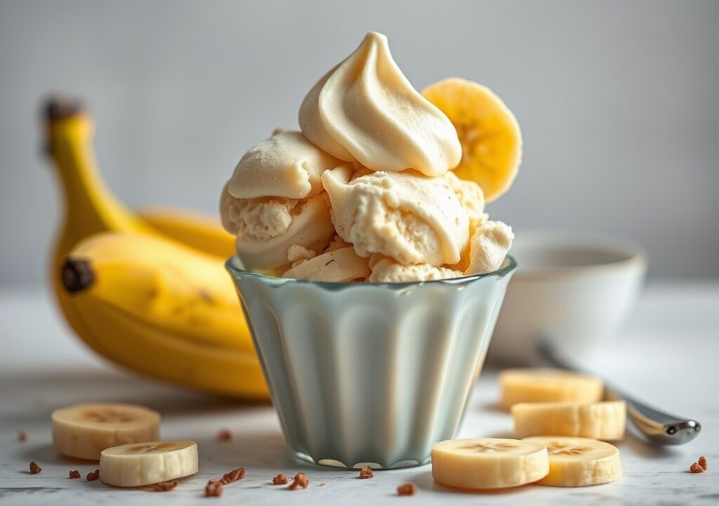Bananenijs II, AI-gegenereerde illustratie