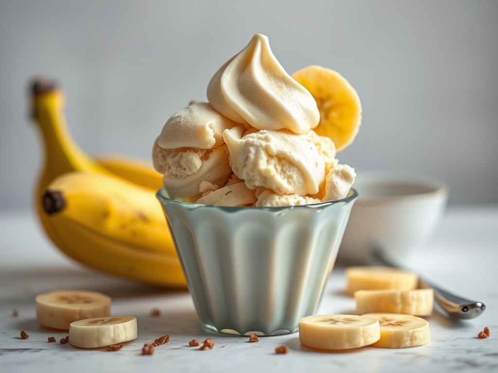 Bananenijs II, AI-gegenereerde illustratie