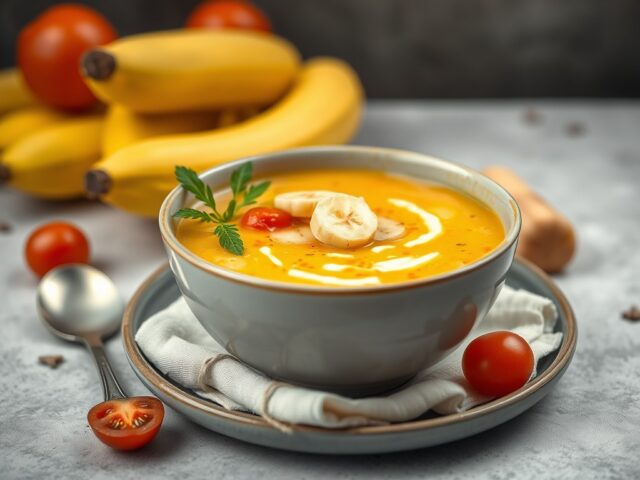 Bananensoep — AI-gegenereerde illustratie