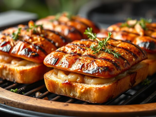 Barbecuebroodjes — AI-gegenereerde illustratie