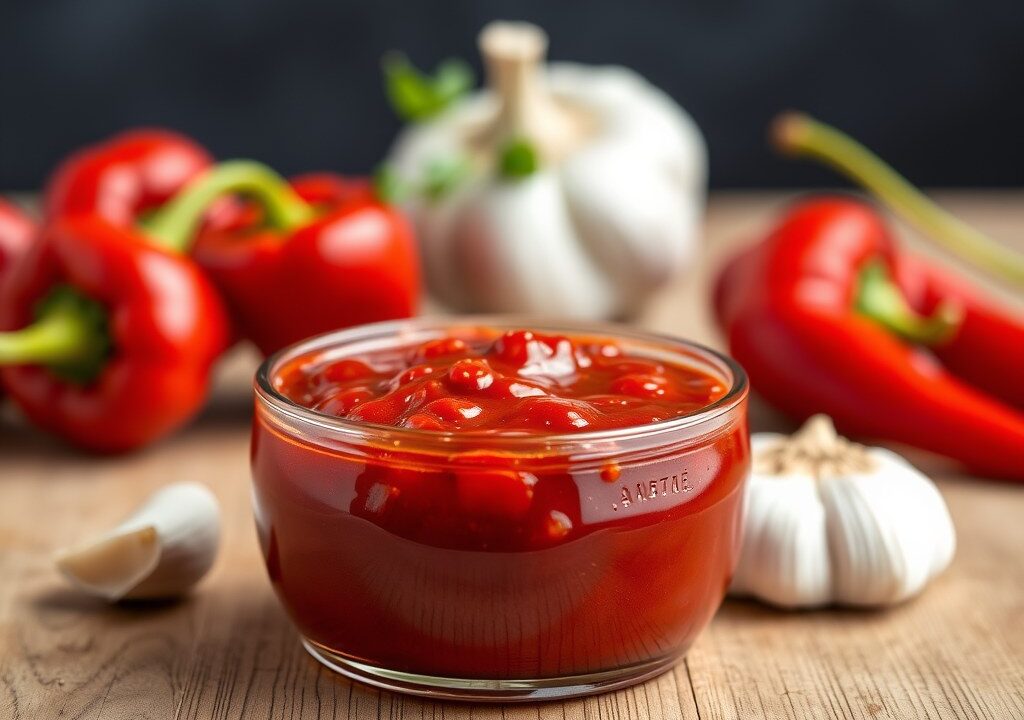 Bbq-saus, AI-gegenereerde illustratie