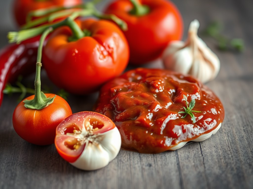 BBQ saus, AI-gegenereerde illustratie