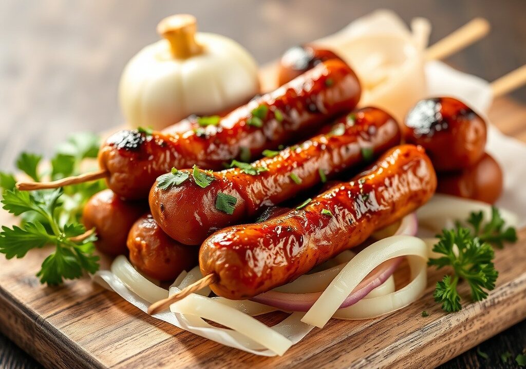 Bbq spiesjes voor kinderen??? — AI-gegenereerde illustratie