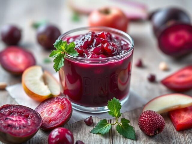 Bieten-Fruitsalade III — AI-gegenereerde illustratie