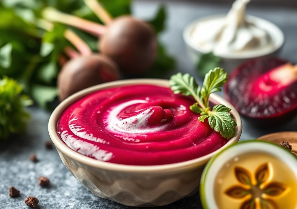Bieten Saus, AI-gegenereerde illustratie
