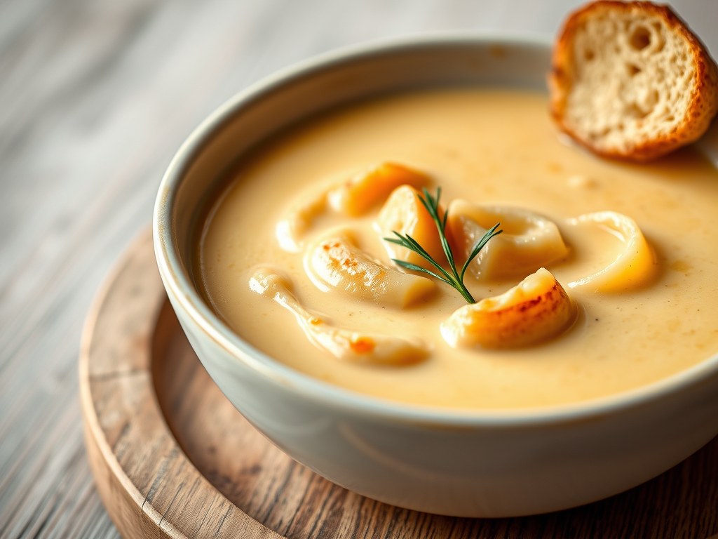 Bisque d’Homard, AI-gegenereerde illustratie